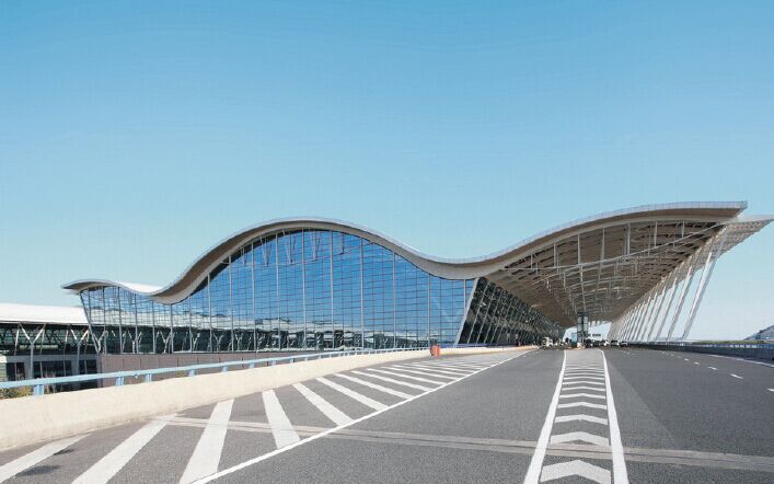 上海浦東國(guó)際機(jī)場(chǎng)第四跑道燈光站綜合樓、東航機(jī)庫(kù)等